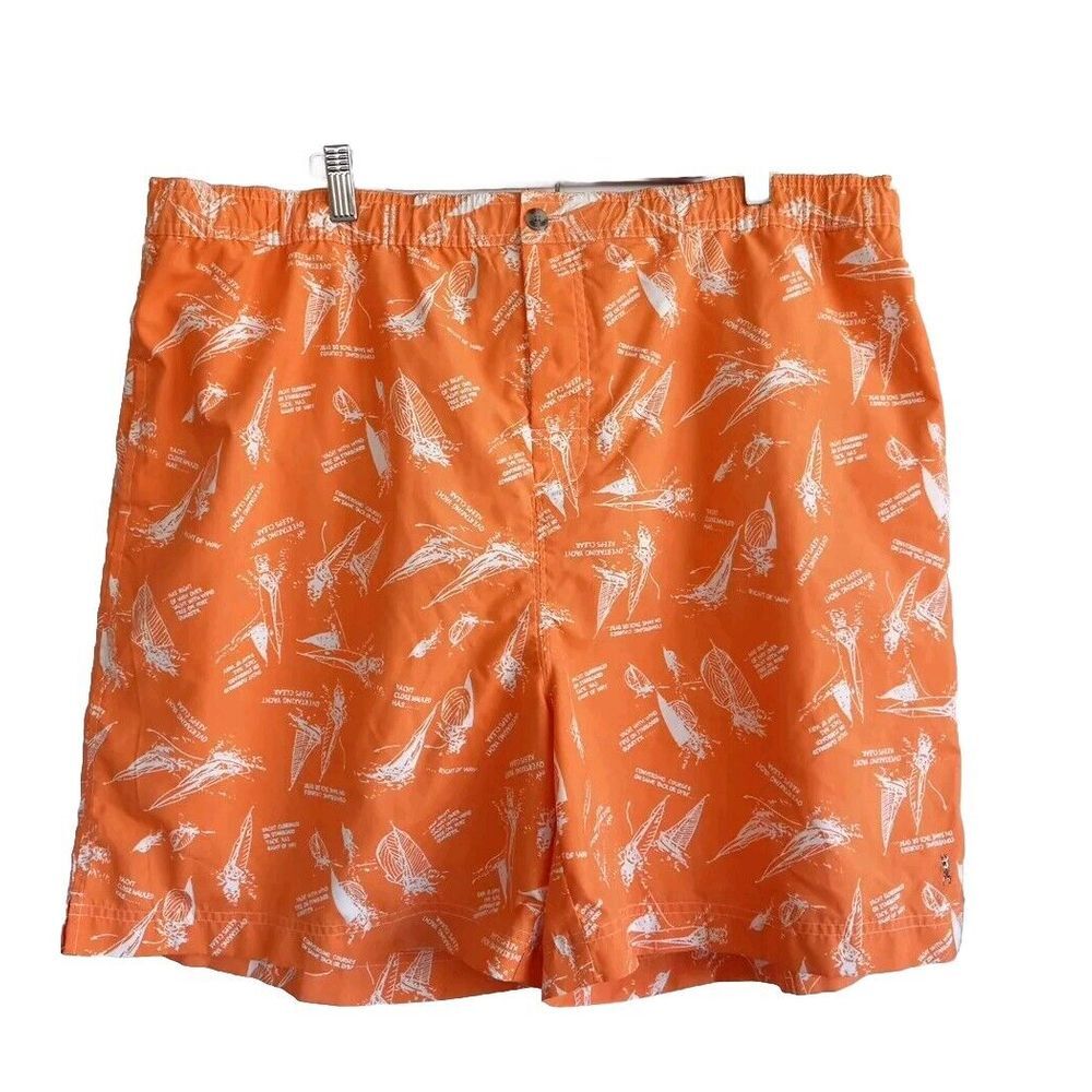 Bobby Jones Collection Men XL Summer Art Printed Drawstring Built-In Brief Short - Picture 4 of 12